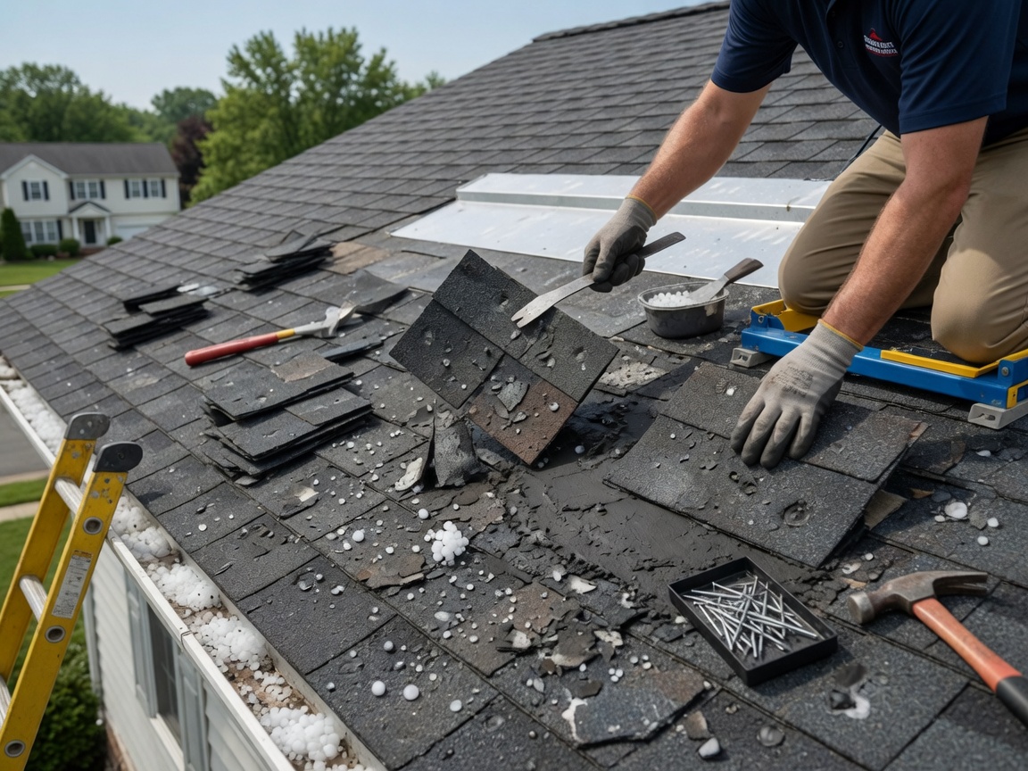 Hail damage repair services